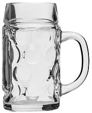 Кружка для пива BORGONOVO Дон 12030020 стекло, 1000 мл, D=10, H=20 см, прозрачный
