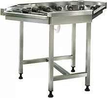 Стол угловой OZTIRYAKILER для посудомойки конвейерного типа