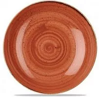 Тарелка глубокая CHURCHILL Stonecast SSOSPLC21 фарфор, 2400 мл, D=31 см, оранжевый