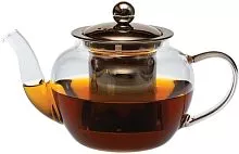 Чайник 600 мл P.L. Proff Cuisine 92000033 термостекло, нерж.сталь