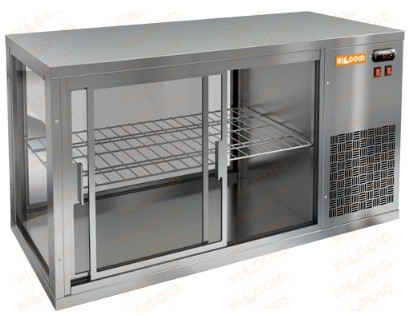 Настольная холодильная витрина HICOLD VRL 1300 R