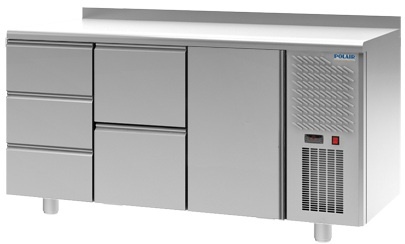 Стол холодильный с бортом POLAIR TM3-320-G