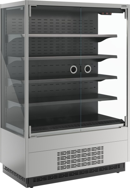 Витрина холодильная CARBOMA FC20-07 VM 1, 0-1 Light фронт X0 версия 2.0 9006-9005