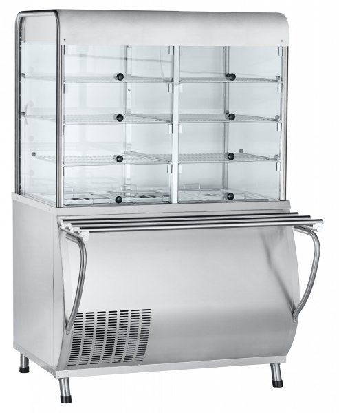Прилавок-витрина холодильный ABAT ПАТША ПВВ (Н)-70М-С-01-НШ