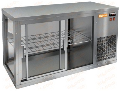 Настольная холодильная витрина HICOLD VRL 1100 R