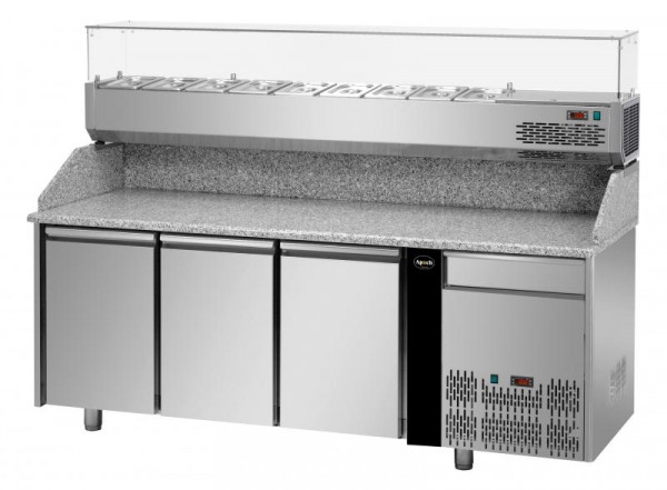 Стол холодильный для пиццы APACH APZ03D1+VR4 203 VD