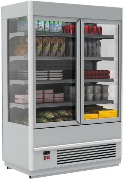Витрина холодильная CARBOMA FC20-07 VV 1, 0-1, фронт X5, индивидуальное исполнение