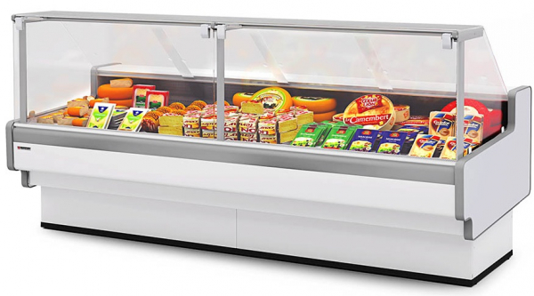 Витрина холодильная BRANDFORD AURORA Slim SQ PLUG-IN 375 кондитерская