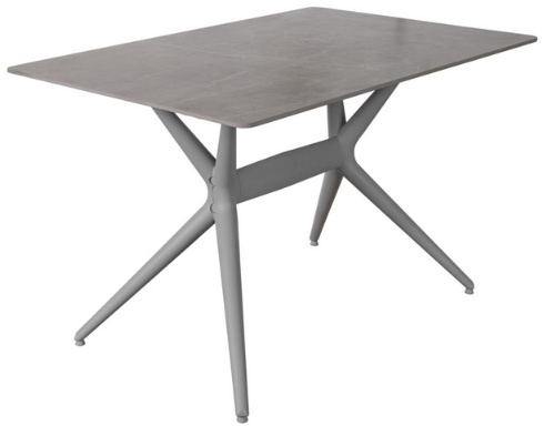 Стол обеденный JET CERAMIC столешница прямоугольник, прямая кромка, подстолье пластик