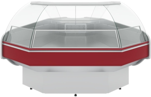 Витрина холодильная CARBOMA G120 VV-5 (внешний угол, динамика)