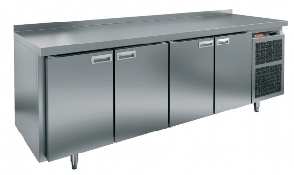Стол холодильный HICOLD GN 1111/TN W с полимерным покрытием (RAL 7004)