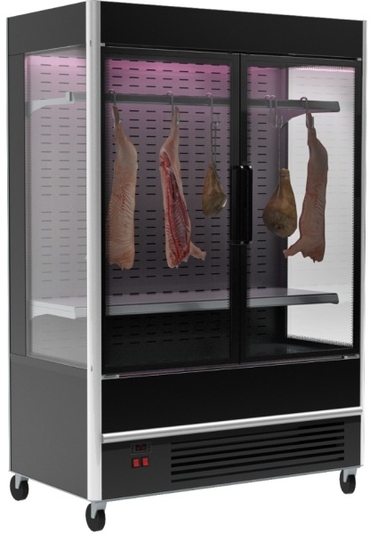 Витрина холодильная CARBOMA FC20-07 VV 1, 3-3 X7 (распашные двери структурный стеклопакет)