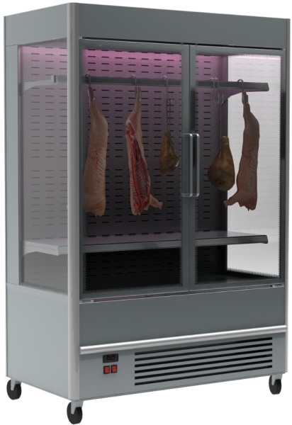 Витрина холодильная CARBOMA FC20-07 VV 1, 3-3 X7 0430 (распашные двери структурный стеклопакет)