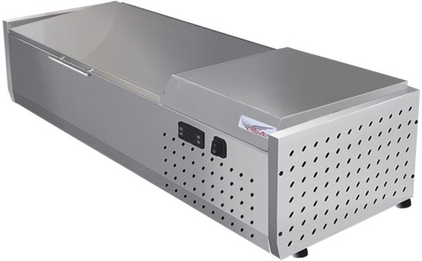 Витрина настольная холодильная FINIST ToppingBox НХВкр-4, 5, с крышкой