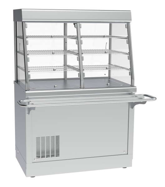 Прилавок-витрина холодильный ABAT HOT-LINE ПВВ (Н)-70Х-С-02-НШ