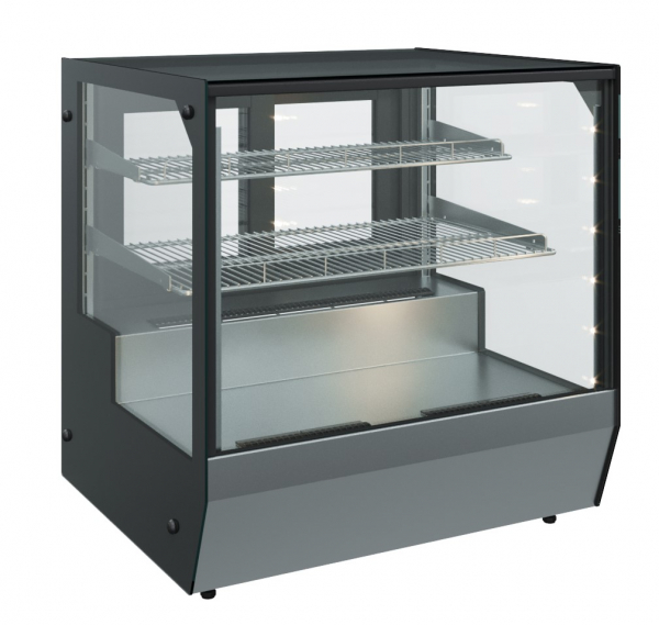 Витрина настольная холодильная CARBOMA Ambra AC59 VV 1, 2-1 нерж.сталь