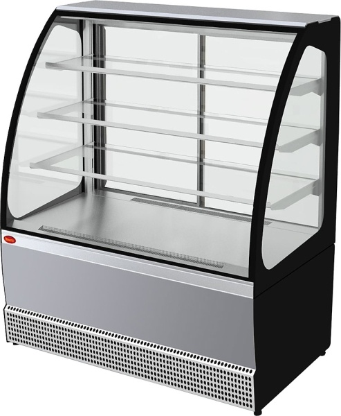 Витрина кондитерская холодильная МХМ Veneto VS-1, 3 нерж.