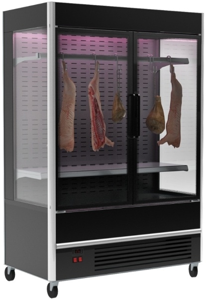 Горка холодильная CARBOMA FC20-08 VV 0, 7-3 X7 распашные двери, структурный стеклопакет