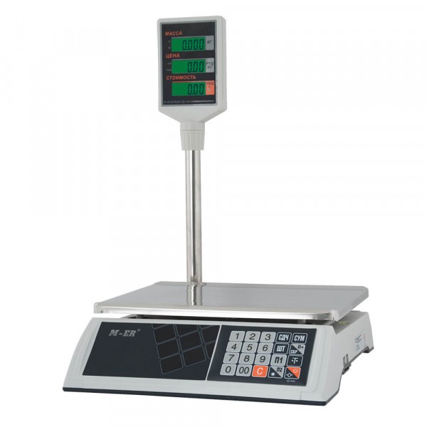 Весы торговые M-ER 327 ACP-15.2 "Ceed" LCD Белые
