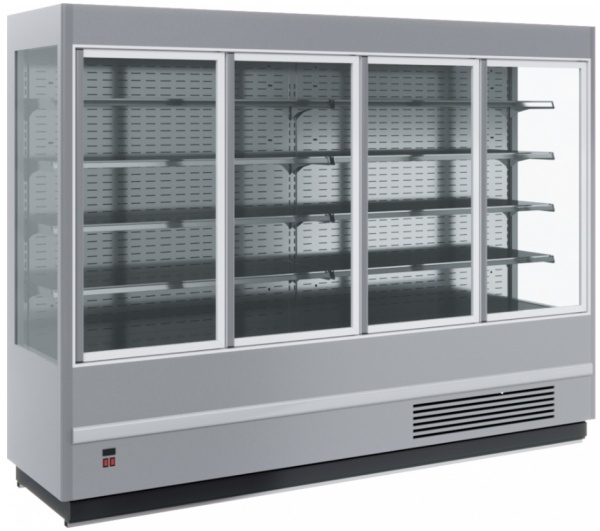 Витрина холодильная CARBOMA FC20-08 VV 2, 5-1 (распашные двери стекл. фронт)