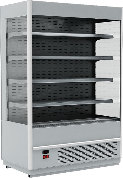 Витрина холодильная CARBOMA FС 20-07 VM 1, 0-2 (Cube 1930/710 ВХСп-1, 0) RAL9006-9005