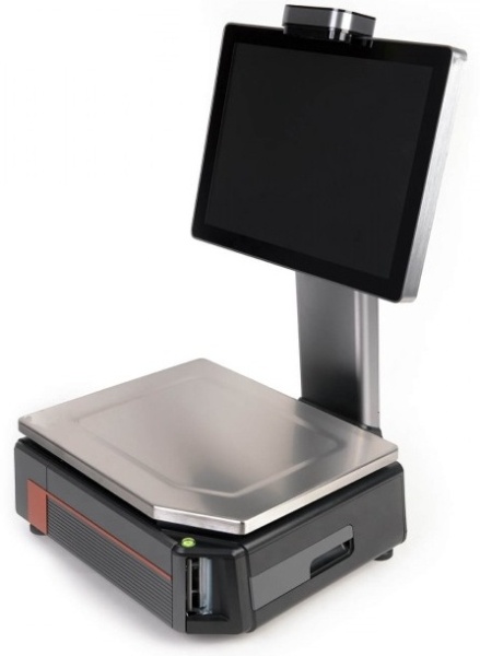 Весы торговые с печатью этикеток MERTECH M-ER 727 PM-15.2 VISION-AI, 15/', USB, Ethernet, Wi-Fi