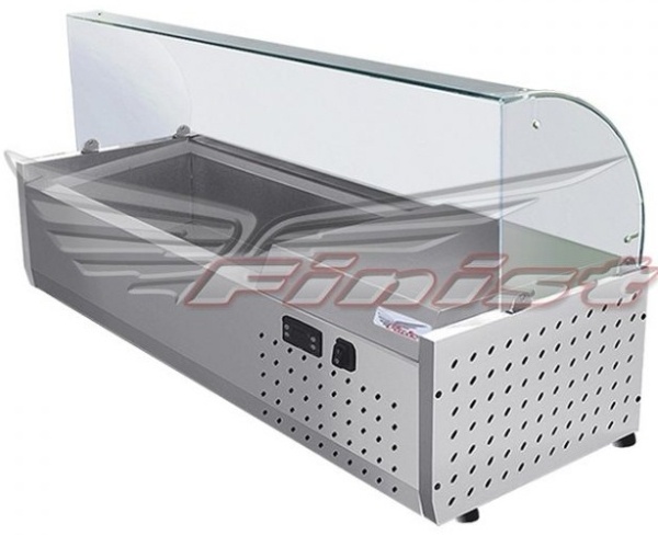 Витрина настольная холодильная FINIST ToppingBox НХВсм-4, 5, с молированным стеклом