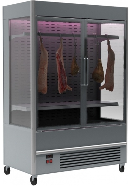 Горка холодильная CARBOMA FC20-08 VV 1, 3-3 X7 0430 распашные двери, структурный стеклопакет