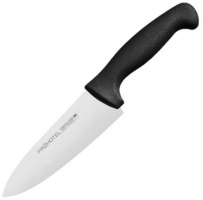 Нож поварской PROHOTEL AS00301-02Bl сталь нерж., пластик, L=290/150, B=45мм, черный, металлич.