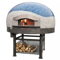 Печь для пиццы MORELLO FORNI на дровах LP75 сUPOLA MOSAIC