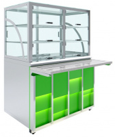 Прилавок холодильный Luxstahl ПХК С-1200 Premium