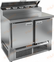 Стол холодильный для пиццы HICOLD PZE2-11/GN (1/6H)