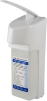 Дозатор для жидкого мыла и дезинфицирующих средств DEZON МДУ-07 локтевой, 1л,пластик, белый