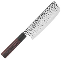 Ножи для японской кухни SEKIRYU SRHM200 сталь нерж., дерево, L=300/165, B=50мм, металлич., тем.дерев