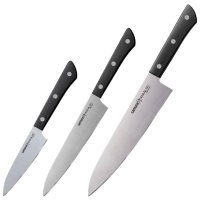 Набор ножей 3 в 1 "Samura HARAKIRI" SHR-0220B/K