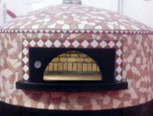 Печь для пиццы CEKY на дровах D130 купольная MOSAIC