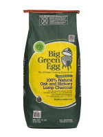 Уголь древесный Big Green Egg органический крупнокусковой пакет 9кг