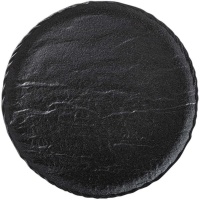 Тарелка круглая WILMAX Slatestone WL-661126/A фарфор, D=25,5 см, черный
