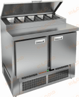 Стол холодильный для пиццы HICOLD PZE1-11/GN (1/3H)