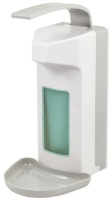 Дозатор для жидкого мыла и дезинфицирующих средств DEZON А-266 локтевой, 1л, пластик, белый