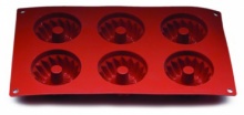 Форма для выпечки «кекс» с отверстием 295х175 мм SILICON FLEX [SF058/N]