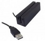 Ридер магнитных карт Rx100, USB HID, 1+2+3 дорожки, черный, RU180