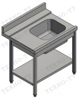 Стол для посудомоечной машины ТЕХНО-ТТ СПМ-523/907 п