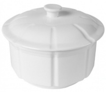 Чаша фарфор для супа CAMEO IMPERIAL WHITE с крышкой 180мл D8,3см H9,5см 210-334