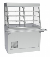 Прилавок-витрина холодильный ABAT HOT-LINE ПВВ(Н)-70Х-С-02-НШ