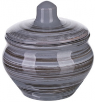 Горшок для запекания Борисовская Керамика ПИН00011212 керамика, 200мл, D=95мм, серый