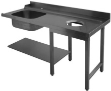 Стол для грязной посуды APACH 75443 с отверстием для отходов