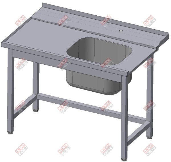 Стол для сбора грязной посуды