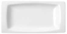 Блюдо прямоугольное PORVASAL Gondola 0002605230000 фарфор, L=13, B=6,5см, белый
