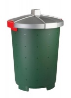 Бак с крышкой для сбора отходов RESTOLA 65л зеленый